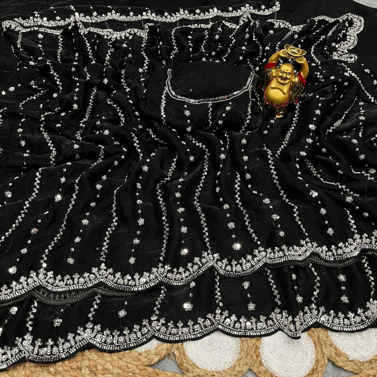 luxurious and glamorous trending hand work saree luxurious and glamorous trending hand work saree