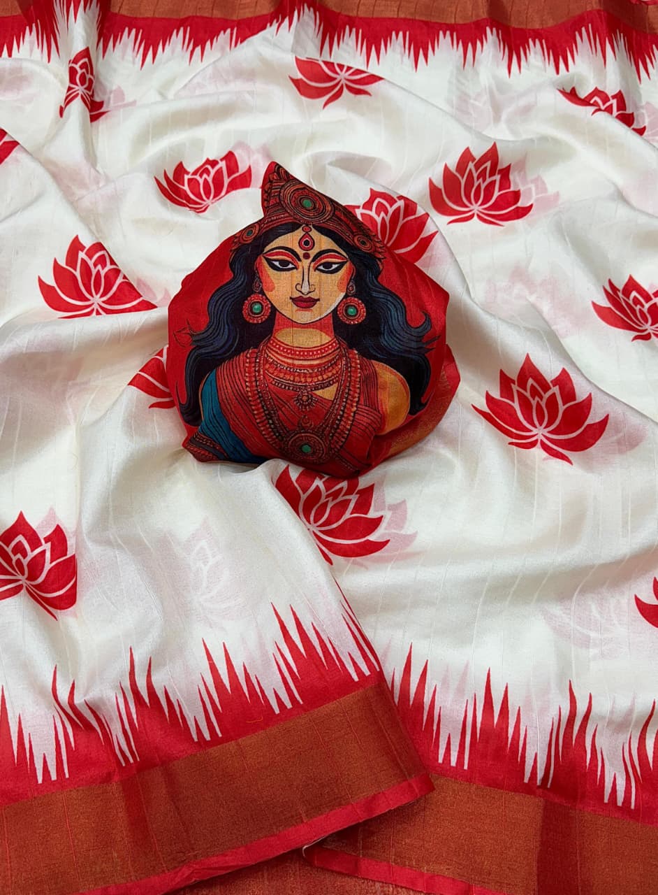 durga pooja special pure tussar silk saree durga pooja special pure tussar silk saree