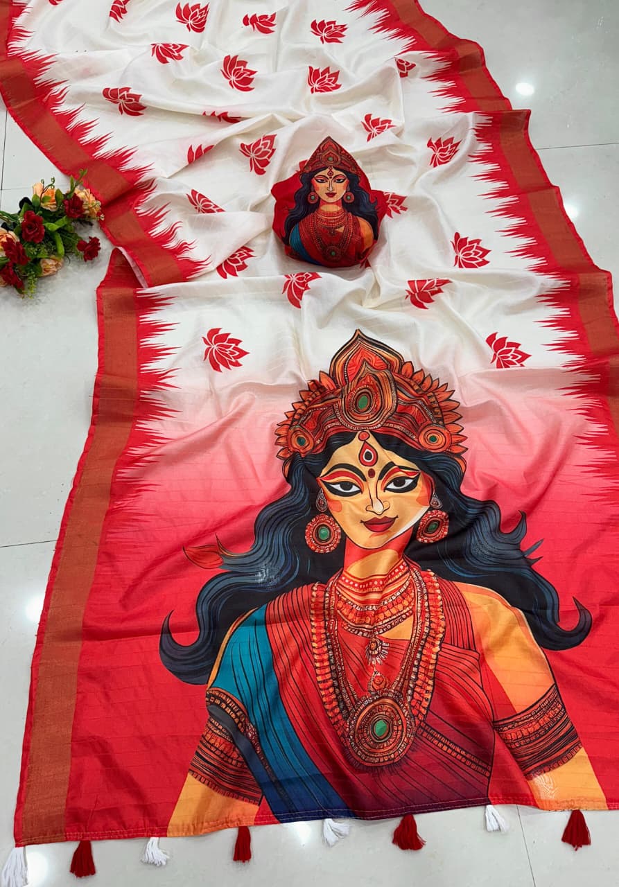 durga pooja special pure tussar silk saree durga pooja special pure tussar silk saree