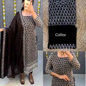 knot kurtis + dupatta