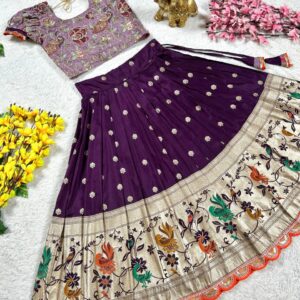 beautifully stitched choli & skirt kids