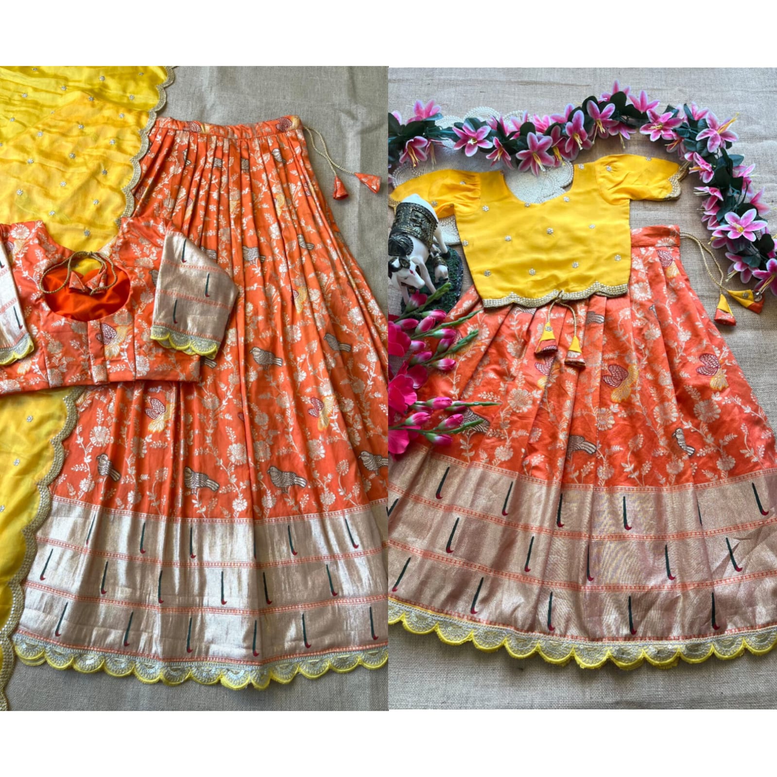 mother daughter combo paithani mother daughter combo paithani