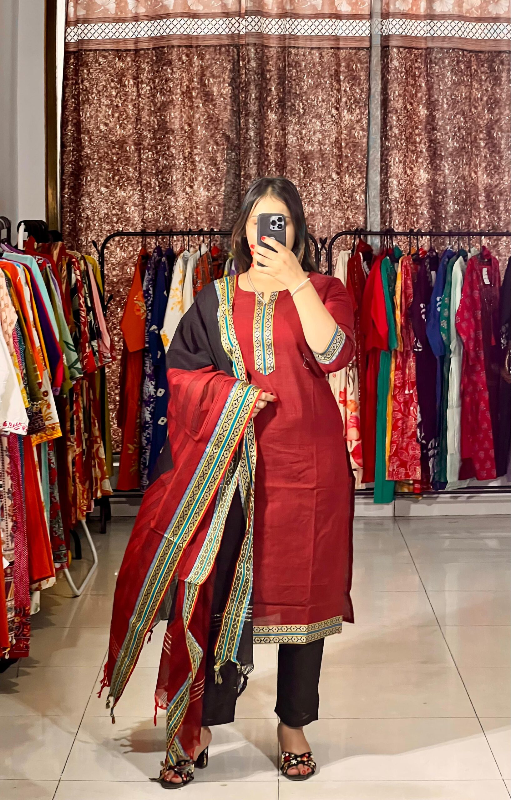 handloom cotton silk kurti handloom cotton silk kurti