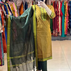 handloom cotton silk kurti
