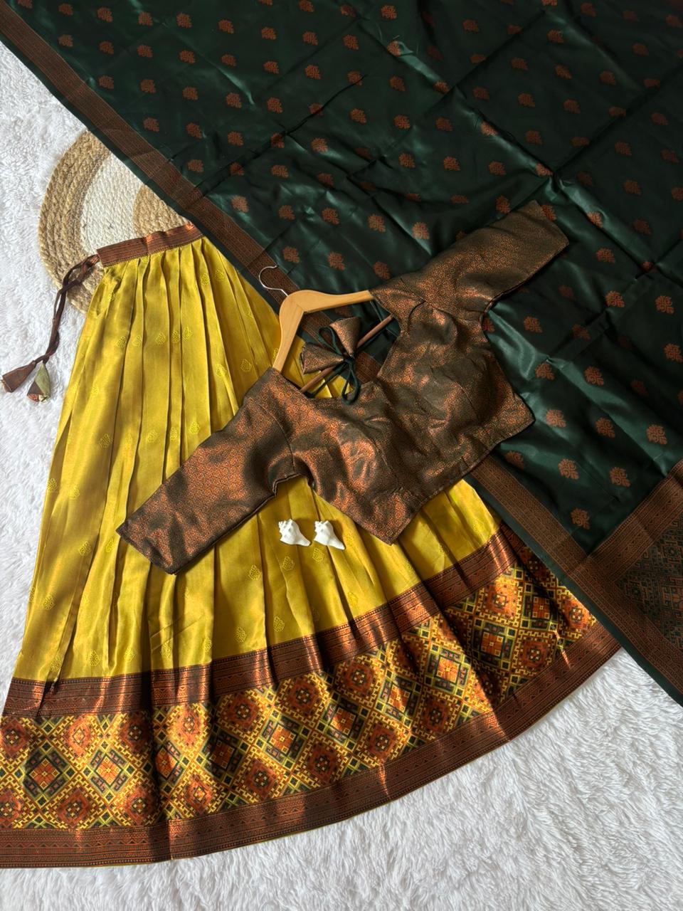 kanjiveram silk pure zari lehegha kanjiveram silk pure zari lehegha