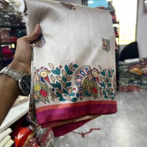 Home fresh fancy saree with blouse