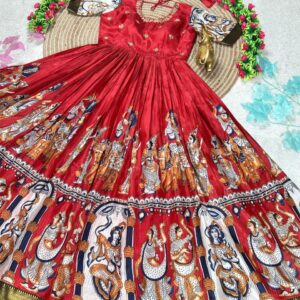 Home Kalamkari Maroon Anarkali